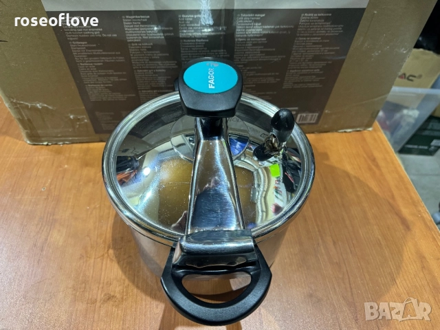 НОВА!!! Тенджера под налягане Fagor Clasica 6 литра, снимка 4 - Съдове за готвене - 52741482