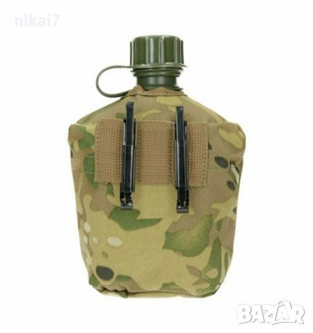 Airsoft манерка за вода + канче за храна тактическа военна туризъм лов, снимка 4 - Подаръци за мъже - 37667396