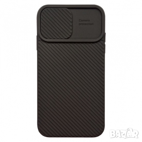 Силиконов калъф кейс bSmart Camera protection - iPhone 11 (6.1), Черен, снимка 2 - Калъфи, кейсове - 36480747