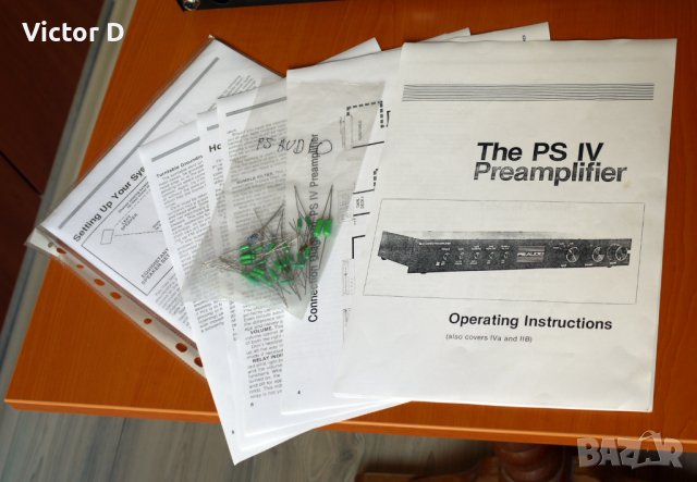 PS AUDIO IV Preamp-предусилвател висок клас MM/MC, снимка 12 - Ресийвъри, усилватели, смесителни пултове - 39490511