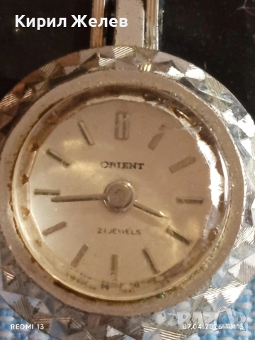 Стар механичен часовник ORIENT много красив за КОЛЕКЦИЯ 52632, снимка 3 - Антикварни и старинни предмети - 54118727