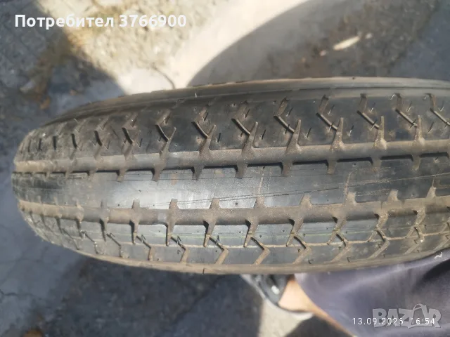 Резервна гума(патерица) 155/90/r16 5х114.3, снимка 3 - Гуми и джанти - 56244617