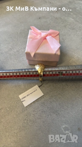 Златен Пръстен 3.48гр 14к, снимка 2 - Пръстени - 54116062