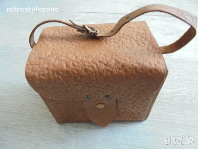 № 8086 стар фотоапарат - KODAK SIX 20 BROWNIE"D  - с кожена чантичка - ест.кожа, снимка 8 - Антикварни и старинни предмети - 50608538