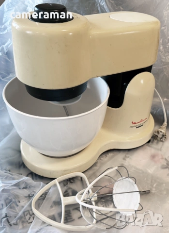Кухненски робот планетарен миксер Moulinex MASTERCHEF COMPACT със приставки., снимка 3 - Кухненски роботи - 54099687