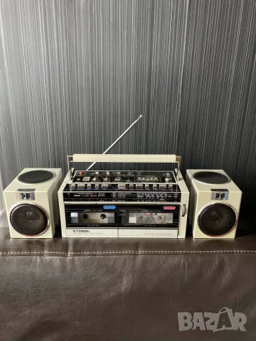 SANYO M-W24K VINTAGE RETRO BOOMBOX радио касетофон, снимка 8 - Радиокасетофони, транзистори - 55896320