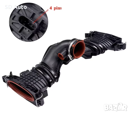 Дебитомер / Измерител на масата на въздуха / Лястовица за Mercedes C Klasse,E Klasse,S Klasse,ML,GL , снимка 5 - Части - 50486446