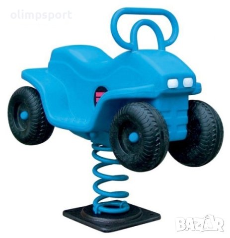 Люлка на пружини кола . Изработена от пластмаса и метал, подходяща за детски градини, детски кътове,