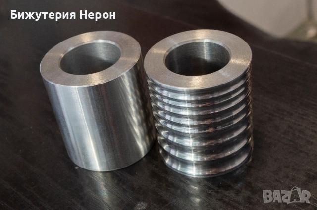 Бижутерски златарски ролки за вал за брачни халки, снимка 1