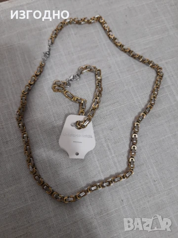 НОВ ЛАНЕЦ И ГРИВНА СУПЕР СА, снимка 2 - Колиета, медальони, синджири - 51072820