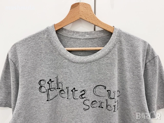 Подарявам сива мъжка тениска М, снимка 2 - Тениски - 54019462