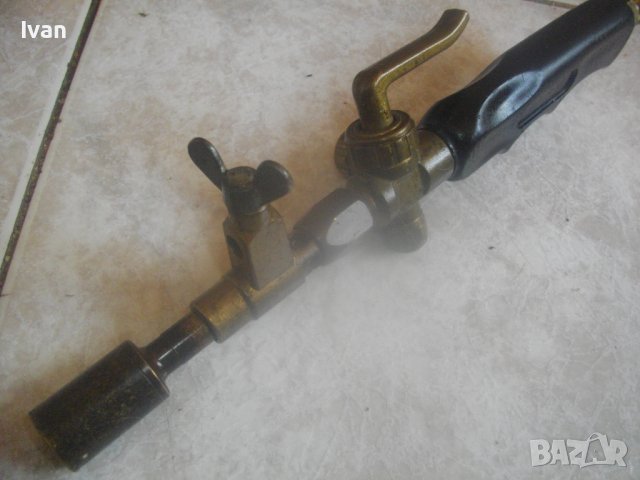 Тройник Регулируем За Газ/Ацетилен/Кислород MESSER GRIESHEIM/Газова Горелка GOK 280мм/Немска Горелка, снимка 18 - Други инструменти - 42358607