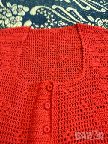 Страхотна блуза ръчна изработка , снимка 3 - Ризи - 50304286