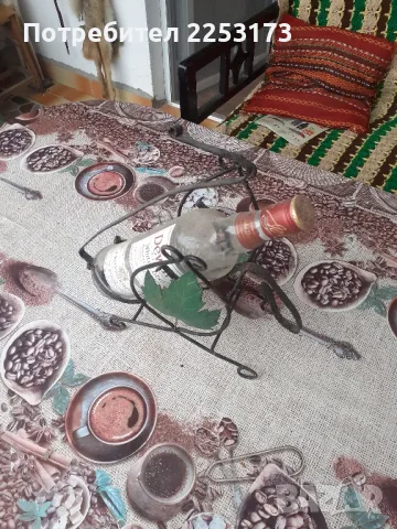 Метална стойка за бутилка, снимка 1