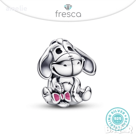 Колекция талисмани Мечо Пух Fresca по модел тип Pandora Пандора с печат S925 Pooh Bear, снимка 2 - Други - 52839219