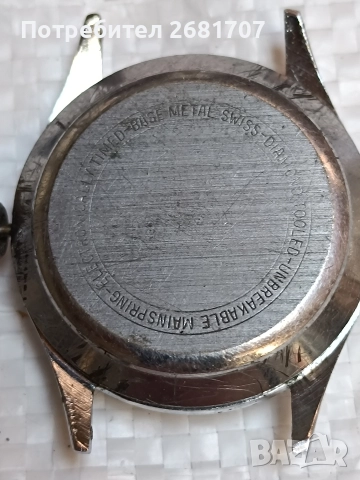 позлатен швейцарски мъжки часовник Avalon, снимка 3 - Мъжки - 52968271