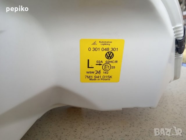 Продавам  оригинален ляв фар за VOLKSWAGEN SHARAN, снимка 11 - Аксесоари и консумативи - 30140568