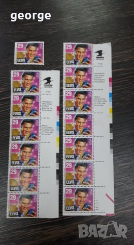 14 броя пощенски марки марка - Елвис Пресли 1993 от САЩ, снимка 1 - Филателия - 35532144