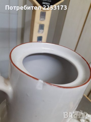 Порцеланова кана с капак БГ, снимка 5 - Декорация за дома - 39113770