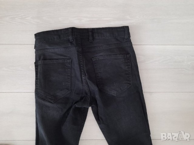 Мъжки черни дънки, снимка 2 - Дънки - 38020293
