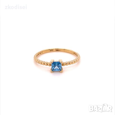 Златен дамски пръстен 1,44гр. размер:57 14кр. проба:585 модел:20015-2