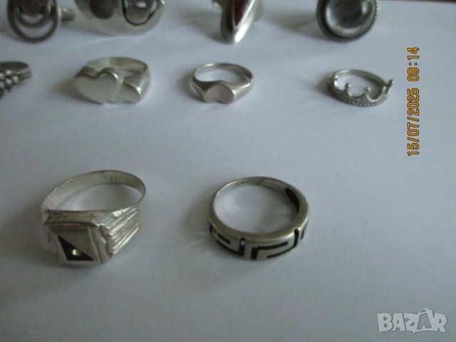 Сребърни пръстени, снимка 6 - Пръстени - 27988220