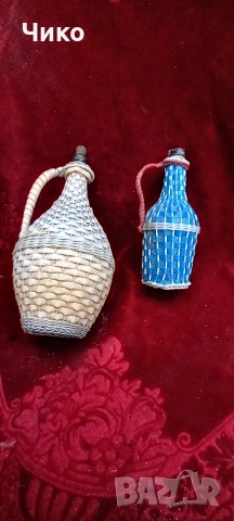 2бр стари стъклени дамаджанки, снимка 8 - Антикварни и старинни предмети - 52448707