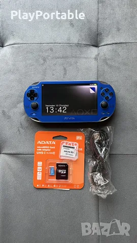 Modded PS Vita PCH-1000 Sapphire Blue 128GB 150+ games