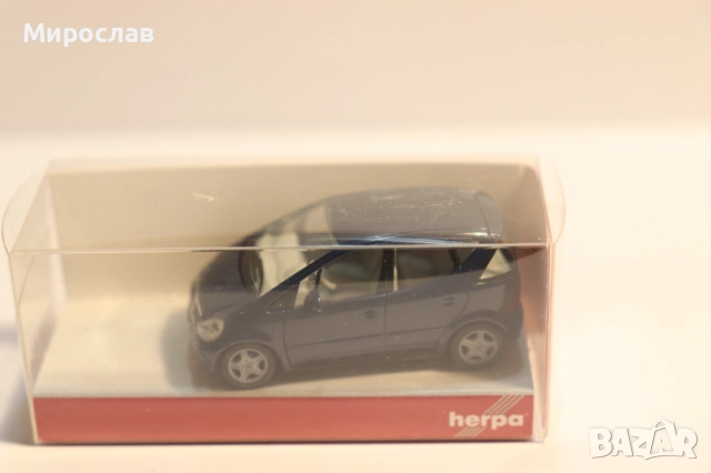 HERPA 1/87 H0 MERCEDES А ИГРАЧКА КОЛИЧКА МОДЕЛ, снимка 3 - Колекции - 52595475