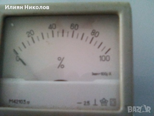 Амперметър 100 микро А, снимка 3 - Резервни части за машини - 37062454