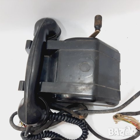 Бакелитов телефон Белоградчик ТМ 30 1967 г.с манивела(7.4), снимка 2 - Антикварни и старинни предмети - 44448170