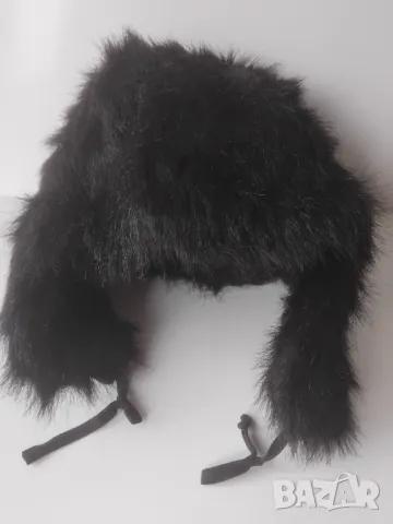 НОВА пухкава шапка ушанка, снимка 4 - Шапки - 48246399