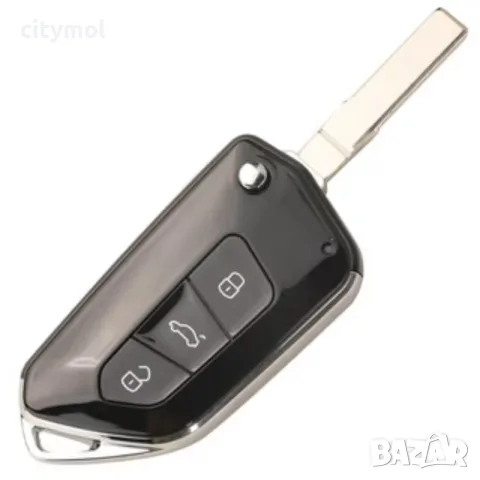Модифицираща кутийка за ключ с 3 бутона за Volgswagen, Skoda, СЕАТ с острие, снимка 3 - Аксесоари и консумативи - 55843039