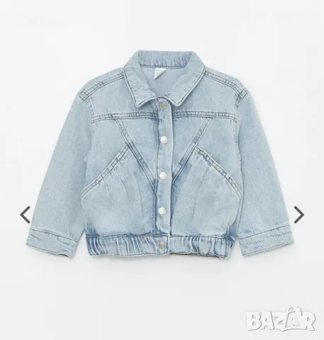 Отлично дънково яке, 6/7 г, снимка 4 - Детски якета и елеци - 48554118