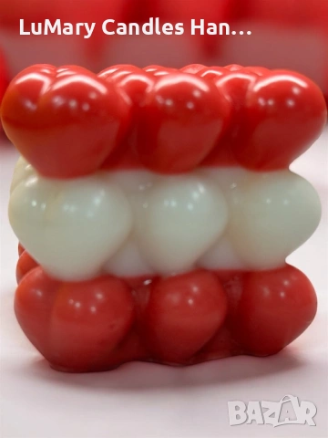 Свещ “Сърца в хармония”, снимка 7 - Декорация за дома - 53224774