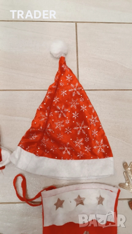 Коледни шапки чорапи диадема Коледа, снимка 4 - Други - 38546214