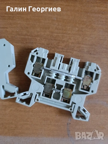 Клема за DIN шина Siemens двуетажна 4 мм2 