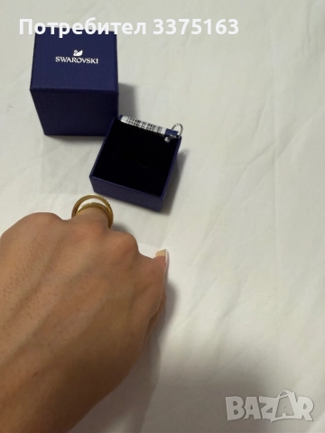 Пръстен Swarovski, снимка 3 - Пръстени - 51824421