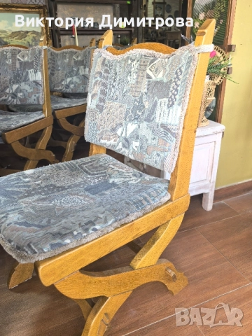 Комплект от 6 трапезни стола (Х) , снимка 6 - Столове - 52837107