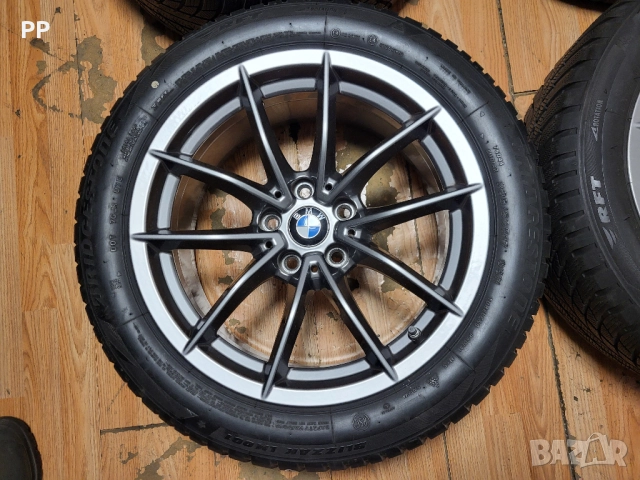 Джанти 17" 5х112 ОЕ BMW Style 768 Зимни гуми Bridgestone 225/50/17, снимка 3 - Гуми и джанти - 52949412