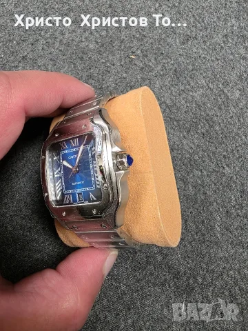 Мъжки луксозен часовник Cartier , снимка 4 - Мъжки - 56533887