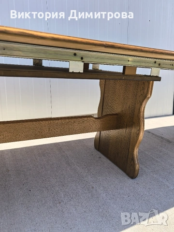 Разтегателна трапезна маса 3,40 м. , снимка 6 - Маси - 54128493