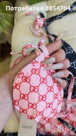 бански бикини XS/S/M* Gucci Black TECHNICAL , снимка 8 - Бански костюми - 51366061