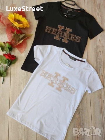 Дамски Памучни Тениски 🤍 Calvin Klein Hermes 