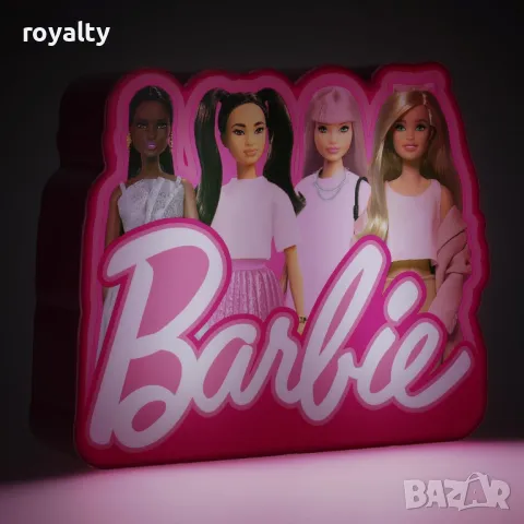 Светеща LED лампа Барби, снимка 4 - Лед осветление - 49003534