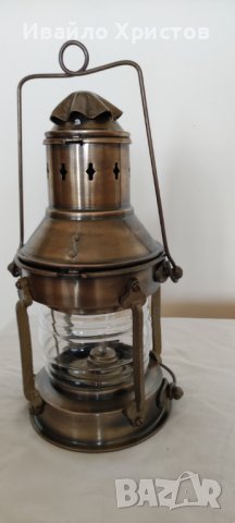 Корабен фенер- реплика, снимка 3 - Антикварни и старинни предмети - 37956355