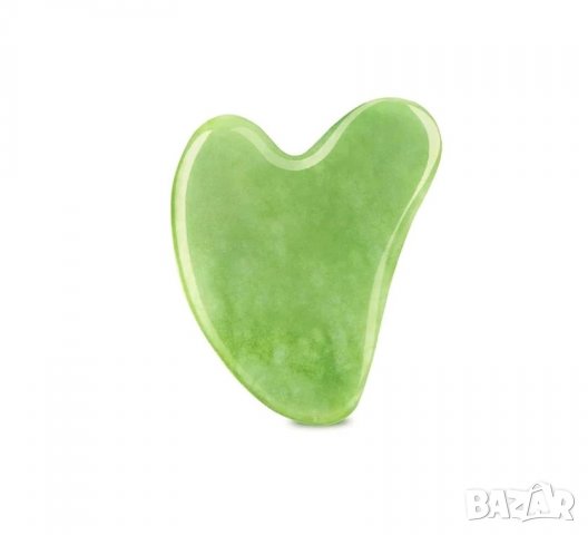 Масажор за лице от зелен кварц с допълнителен масажен камък , снимка 3 - Други - 39637941
