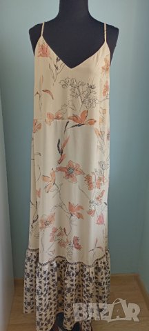 Дълга рокля H&М 40 М/Л, снимка 7 - Рокли - 37257306