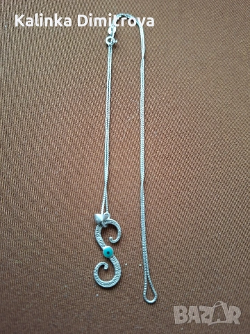 Сребърни бижута-925., снимка 10 - Колиета, медальони, синджири - 53219164