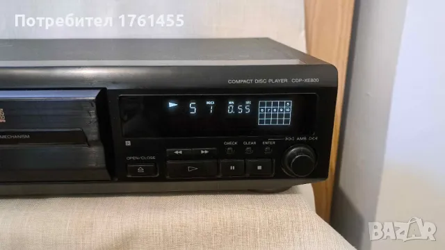 Висококачествен CD плеър SONY CDP-XE800, снимка 7 - Декове - 48846805